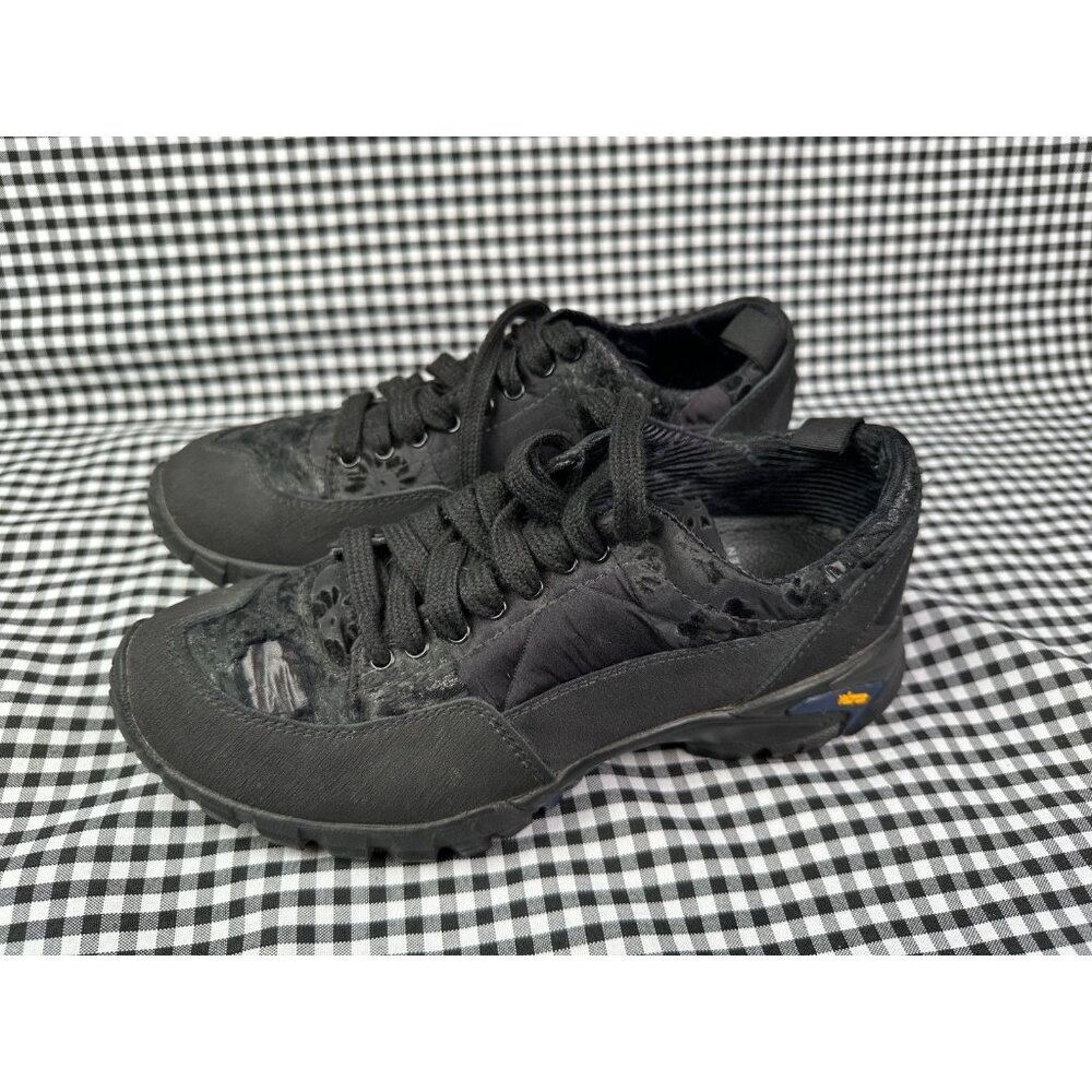 Diemme x Cecilie Bahnsen Black Floral Hiking Sneakers Vibram Sole Made in Italy - Picture 3 of 6